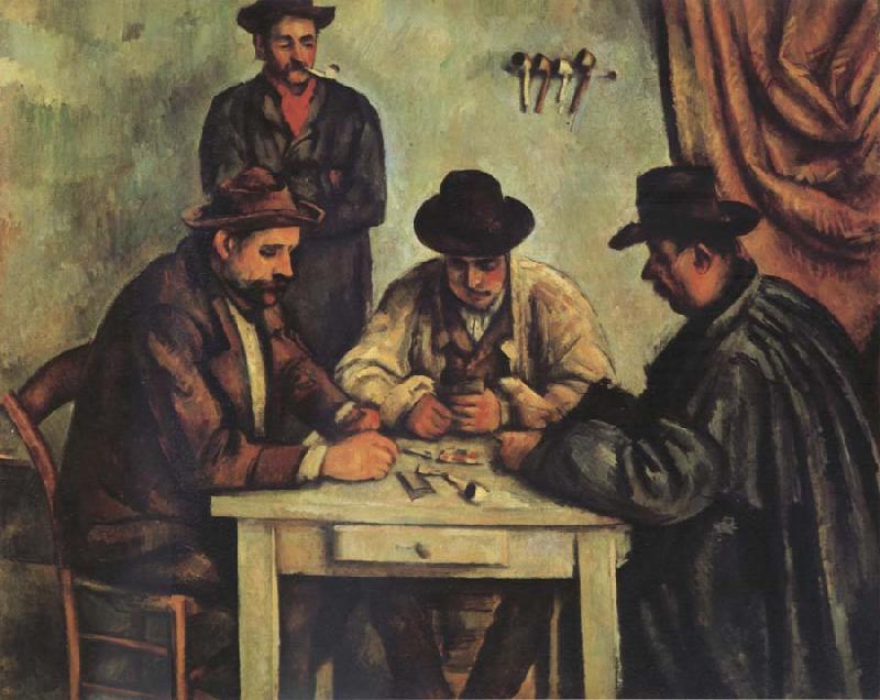Paul Cezanne Les Foueurs de Cartes France oil painting art